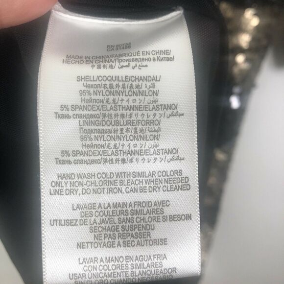 BCBGMAXAZRIA Marta Allover Sequin Sheath Dress M - Picture 7 of 9